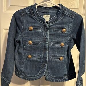 Baby Gap Stylish Kids Denim Jacket with Gold Accents